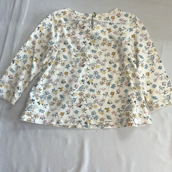 Isaac Mizrahi - floral Long Sleeve Tee/top - Picture 3 of 4